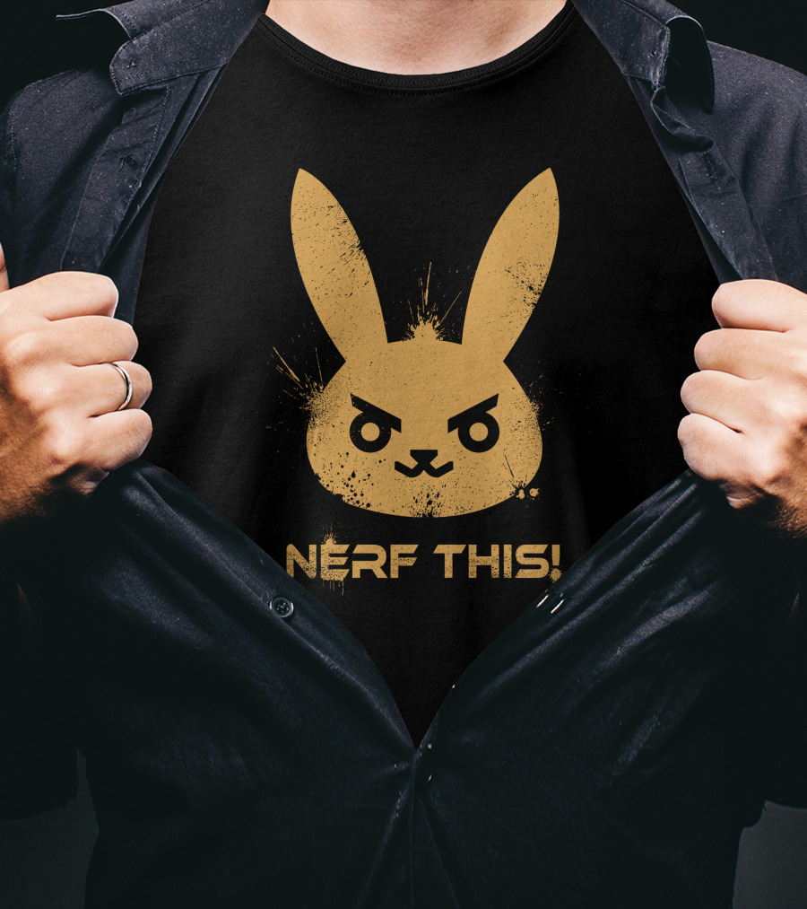 Nerf This Bunny Gaming T-Shirt