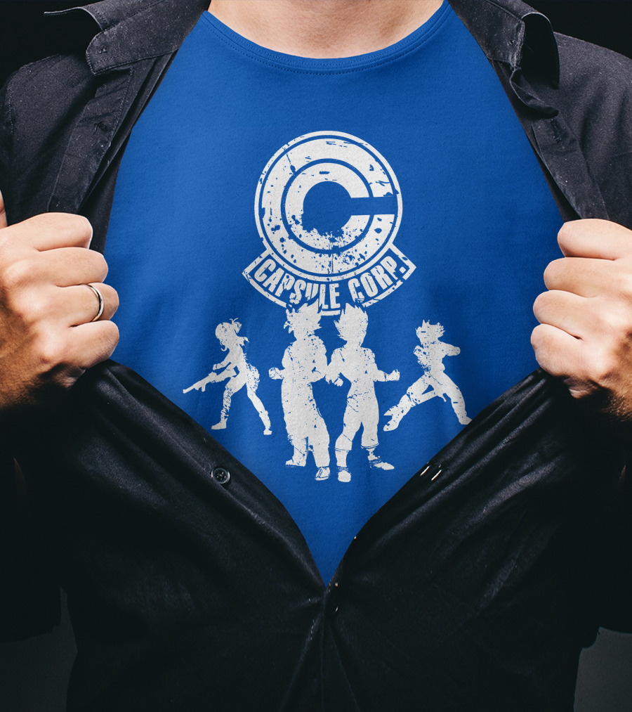 Capsule Corp Dragon Ball Z Characters T-Shirt