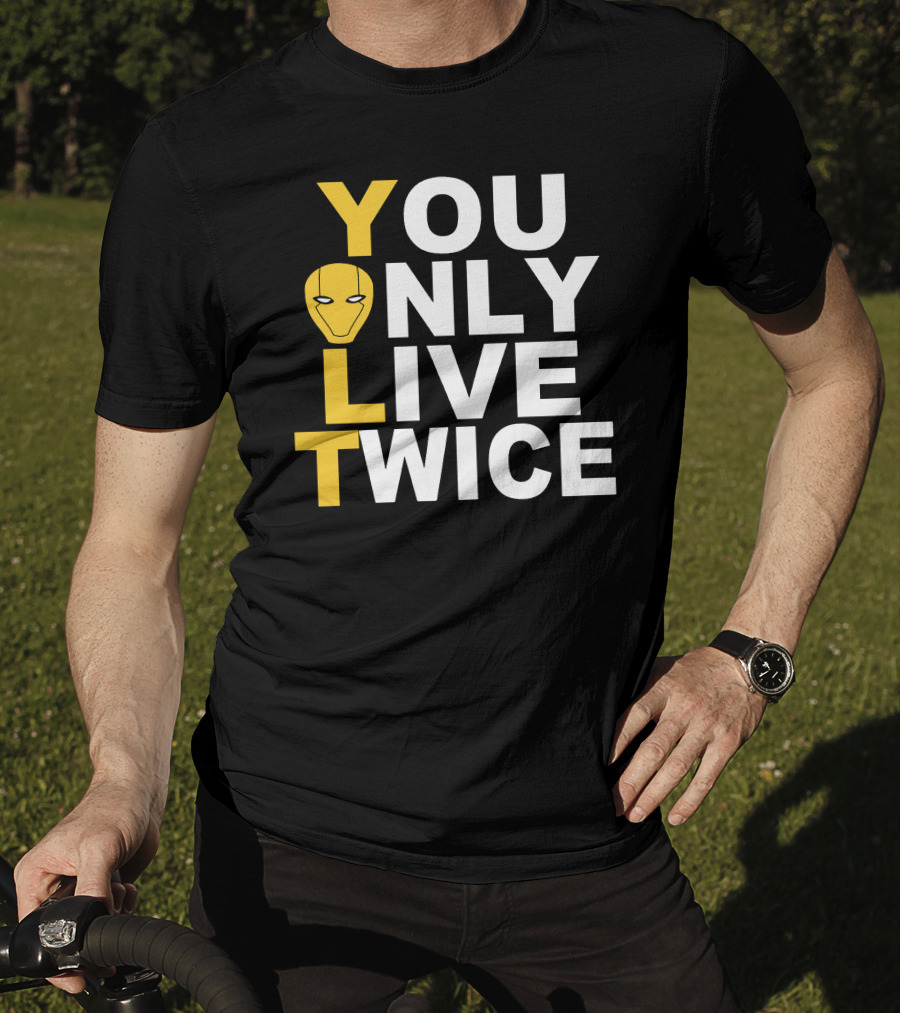 Red Hood YOLT You Only Live Twice Mask T-Shirt