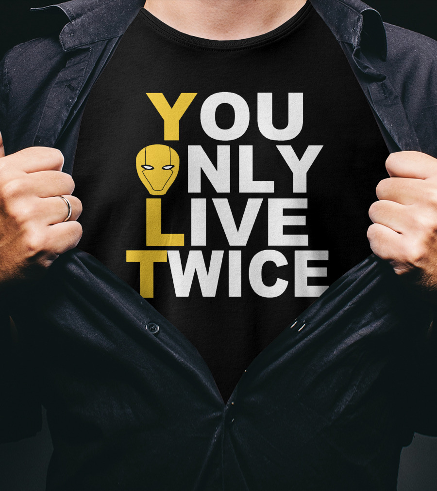 Red Hood YOLT You Only Live Twice Mask T-Shirt