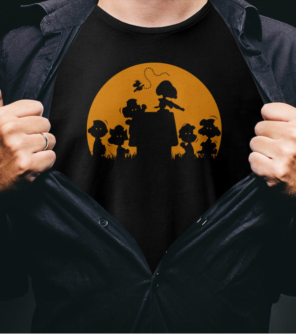 You're A Zombie Chuck Main Peanuts Halloween T-Shirt