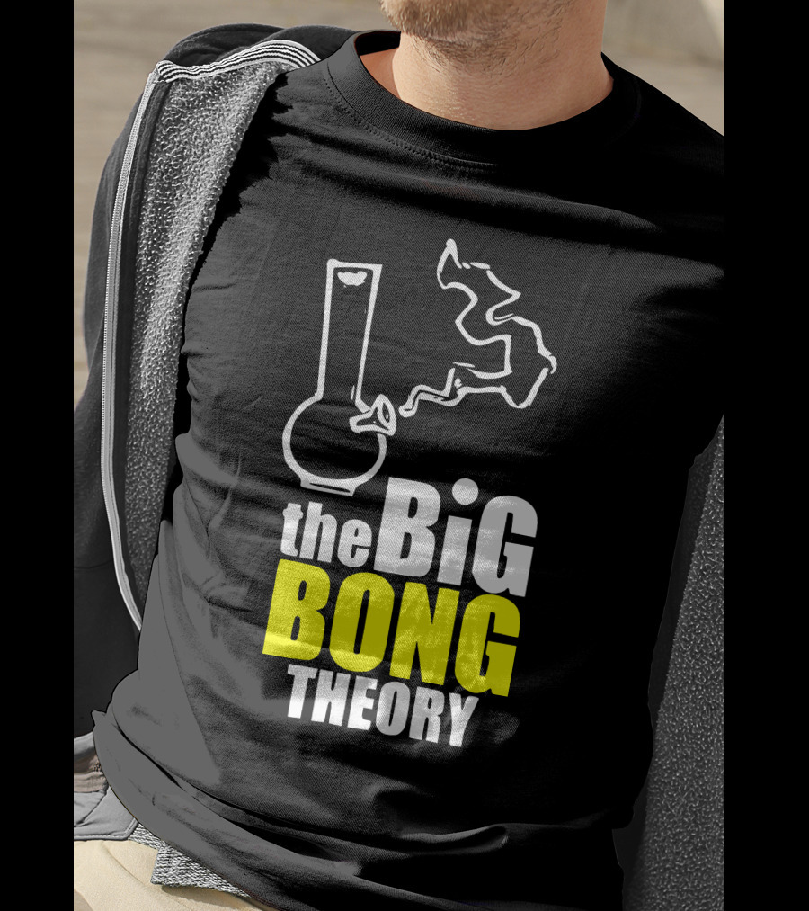 The Big Bong Theory White Bong Smoke T-Shirt