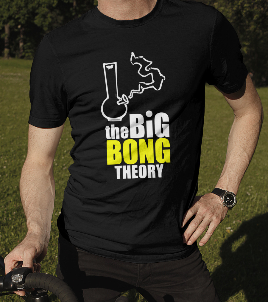 The Big Bong Theory White Bong Smoke T-Shirt