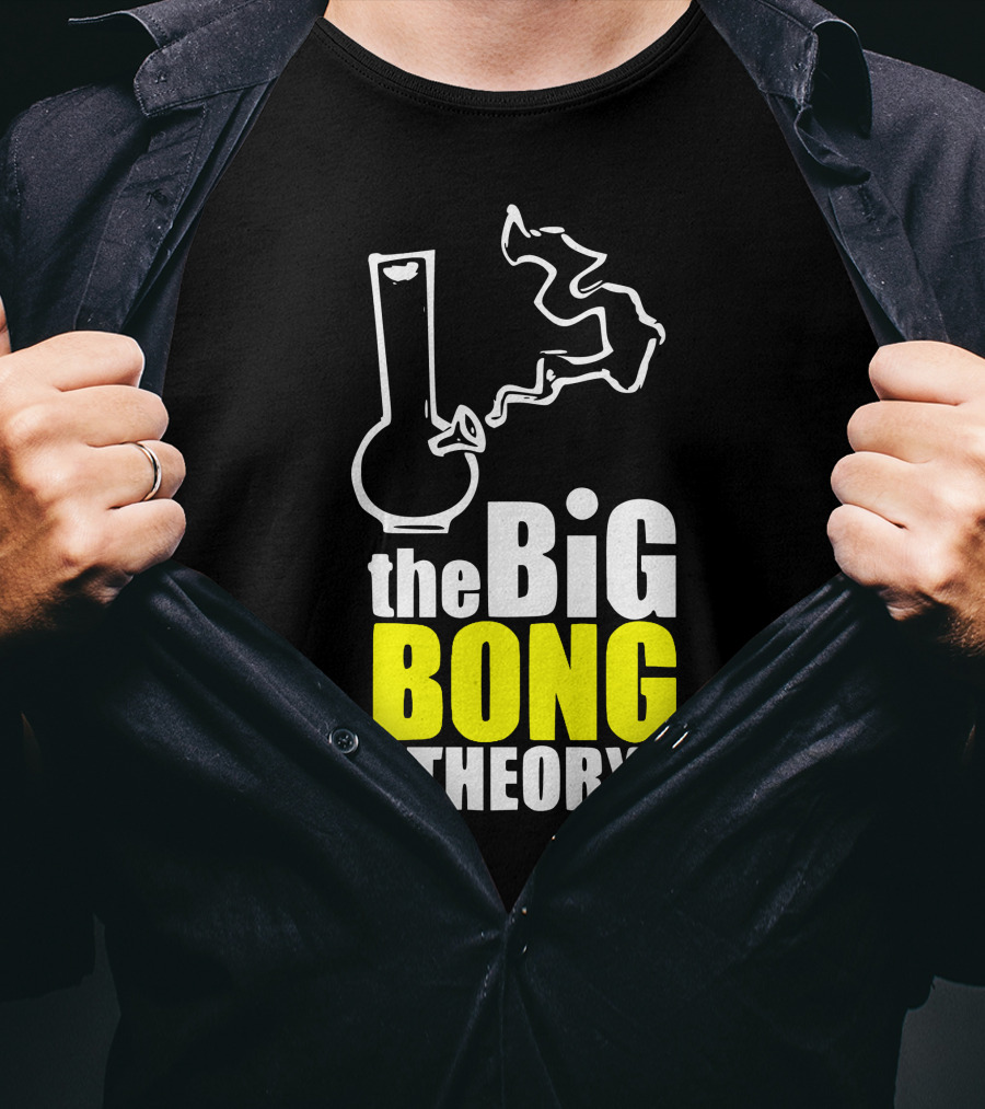 The Big Bong Theory White Bong Smoke T-Shirt