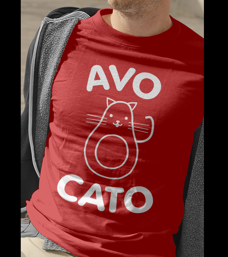AVO CATO Cat Avocado Pun T-Shirt