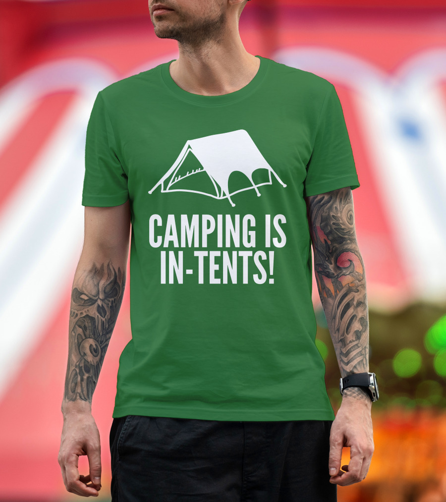 Camping Is In-Tents Camping Tent Image T-Shirt