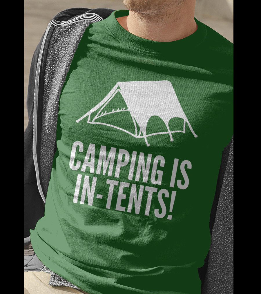 Camping Is In-Tents Camping Tent Image T-Shirt