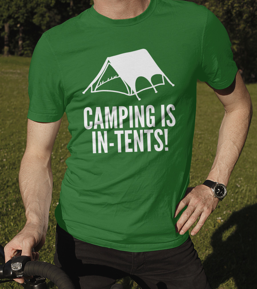 Camping Is In-Tents Camping Tent Image T-Shirt