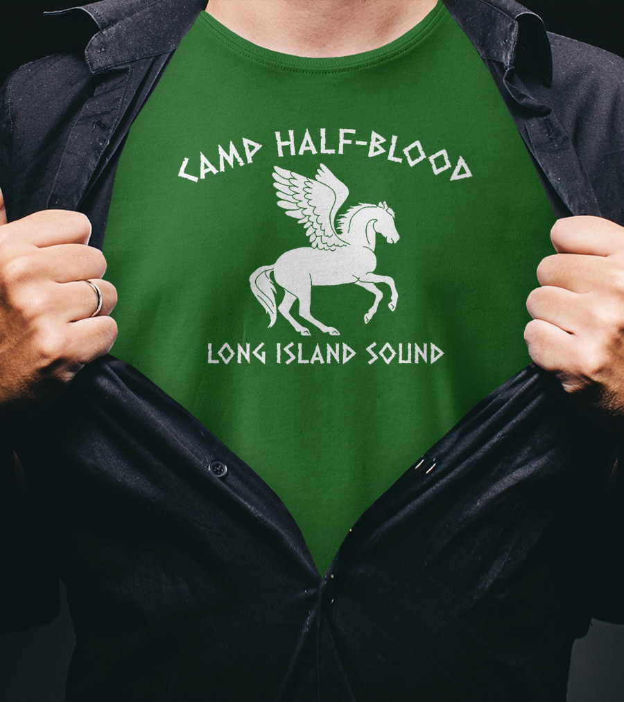Camp Half Blood Pegasus Long Island Sound T-Shirt