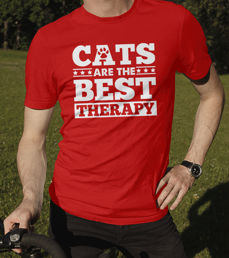Cats Are The Best Therapy T-Shirt