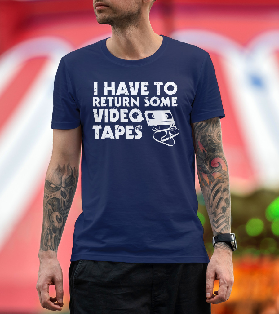 I Have to Return Some Video Tapes American Psycho T-Shirt