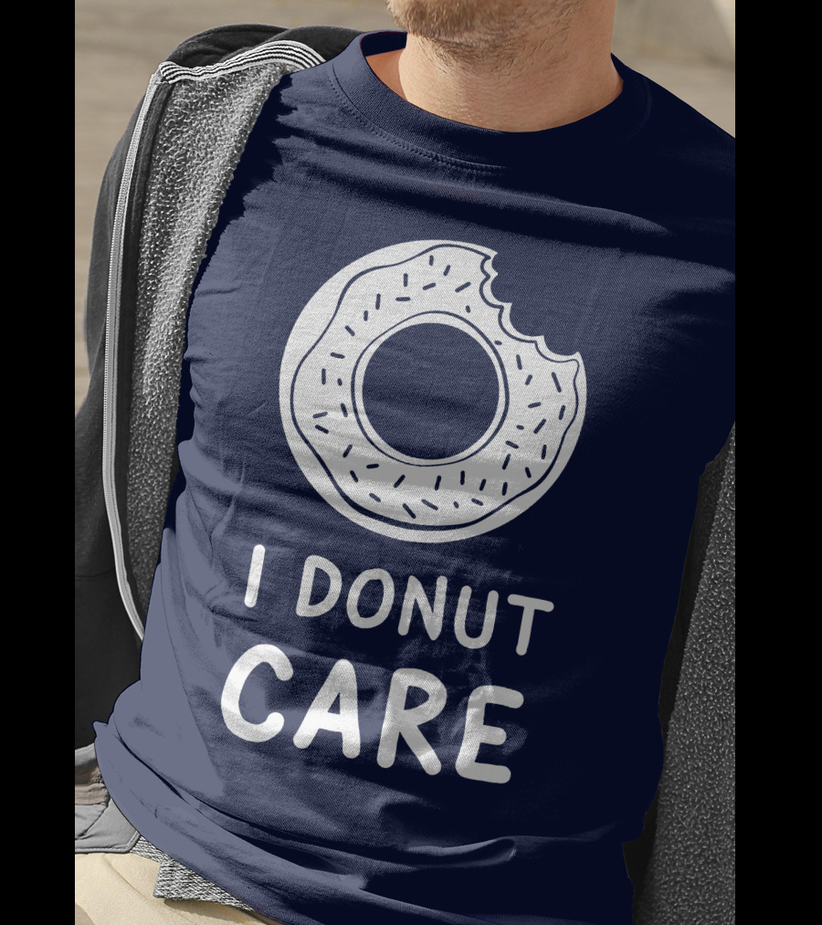 I Donut Care Donut With A Bite T-Shirt
