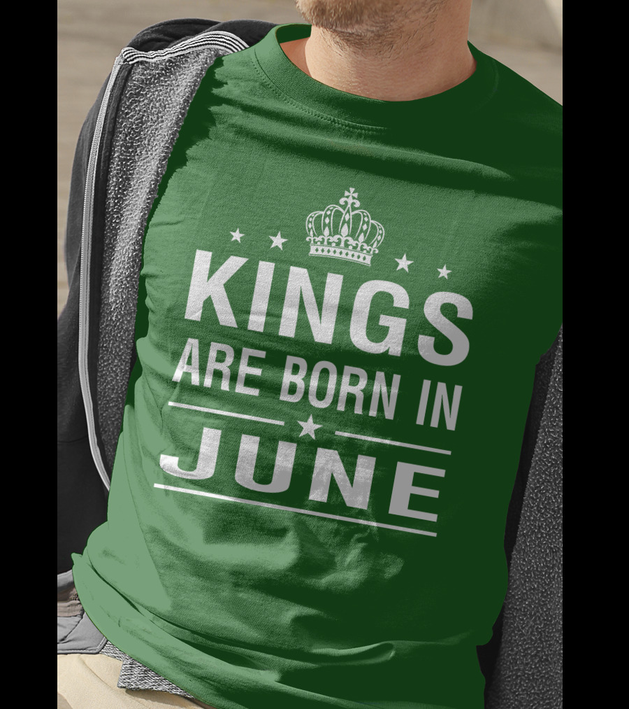 June Kings Birthday Crown Stars T-Shirt