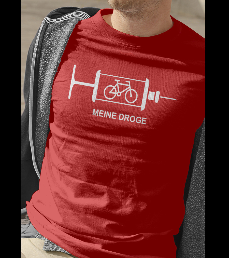 Biken Meine Droge Fahrrad Spritze Konzept T-Shirt