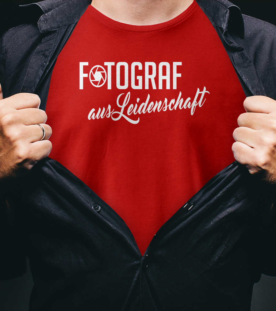 Fotograf Aus Leidenschaft Camera Lens Icon T-Shirt