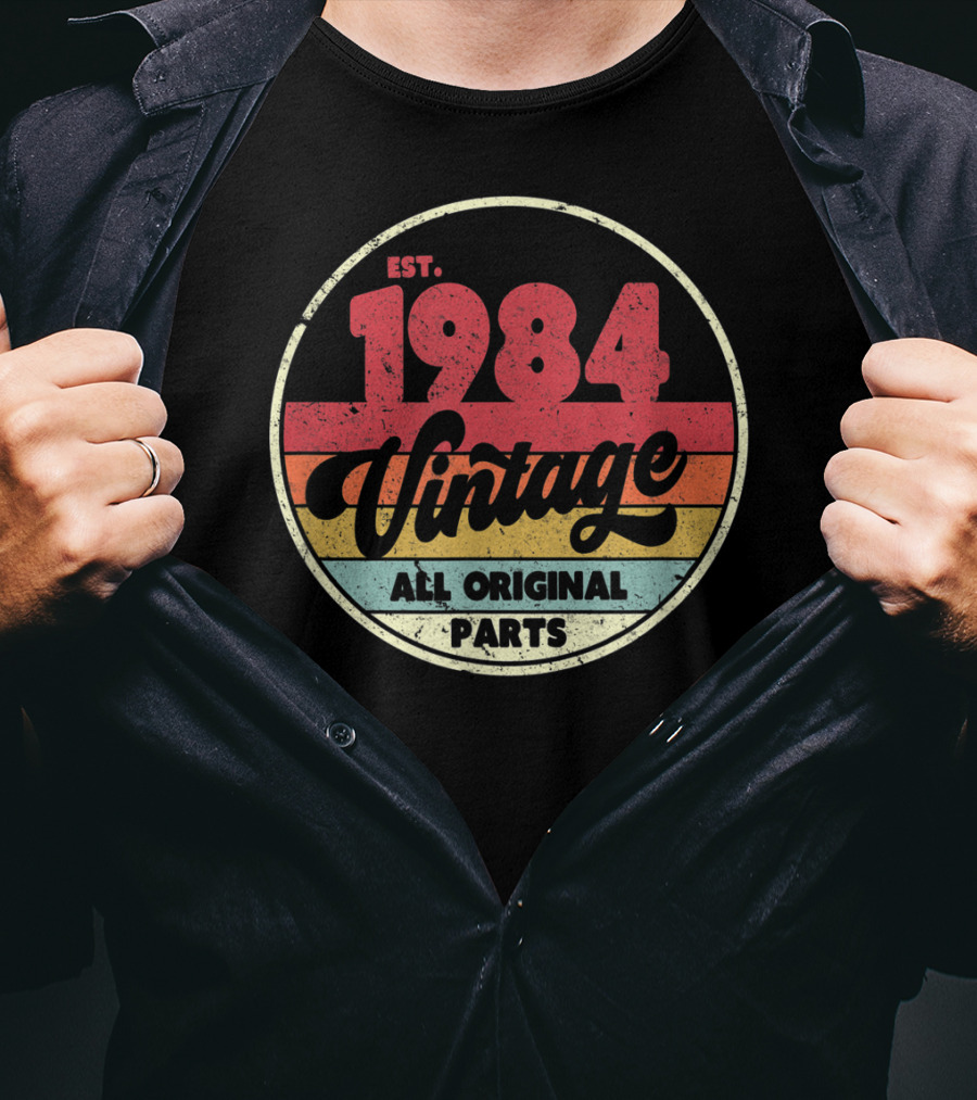 Est. 1984 Vintage All Original Parts T-Shirt