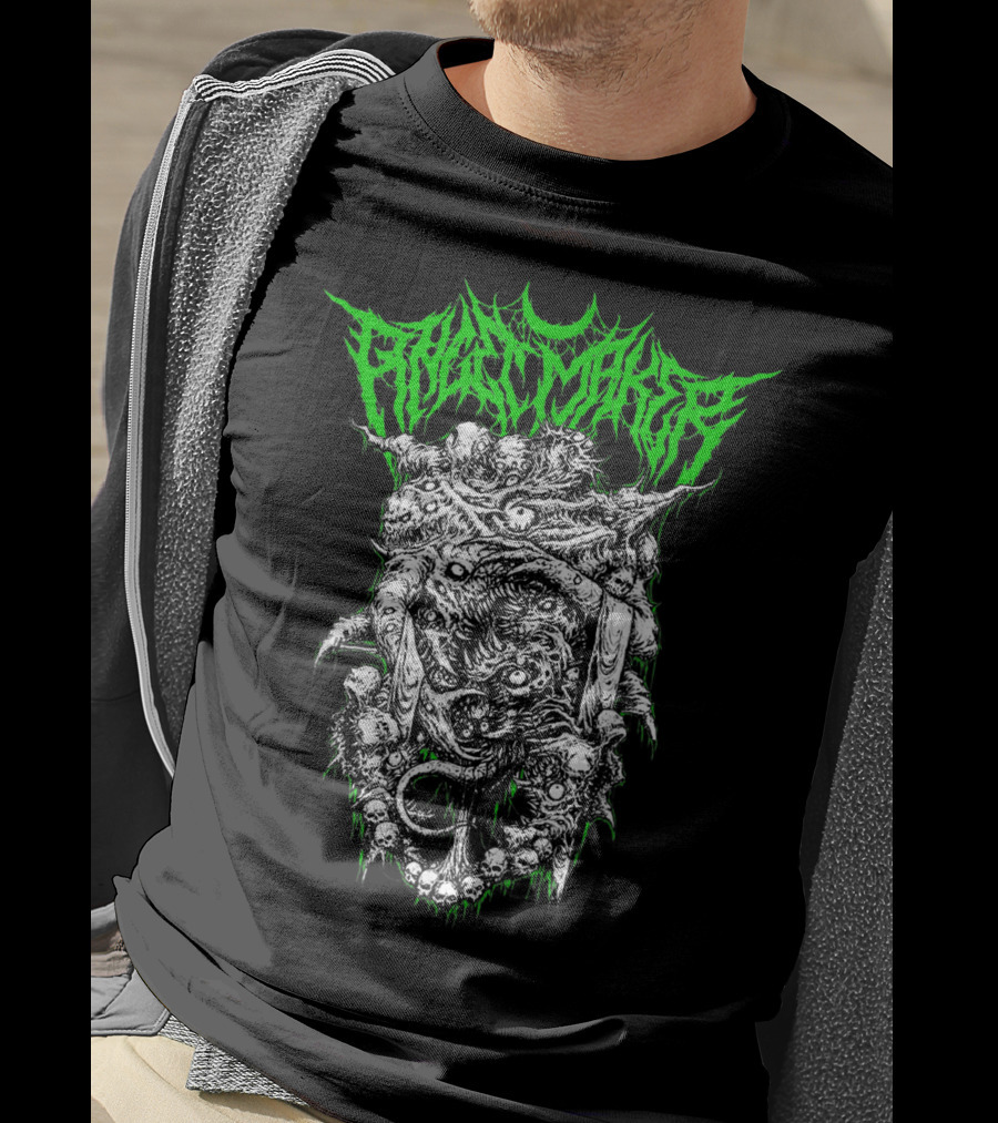 Angelmaker Death Metal Horror Skull T-Shirt