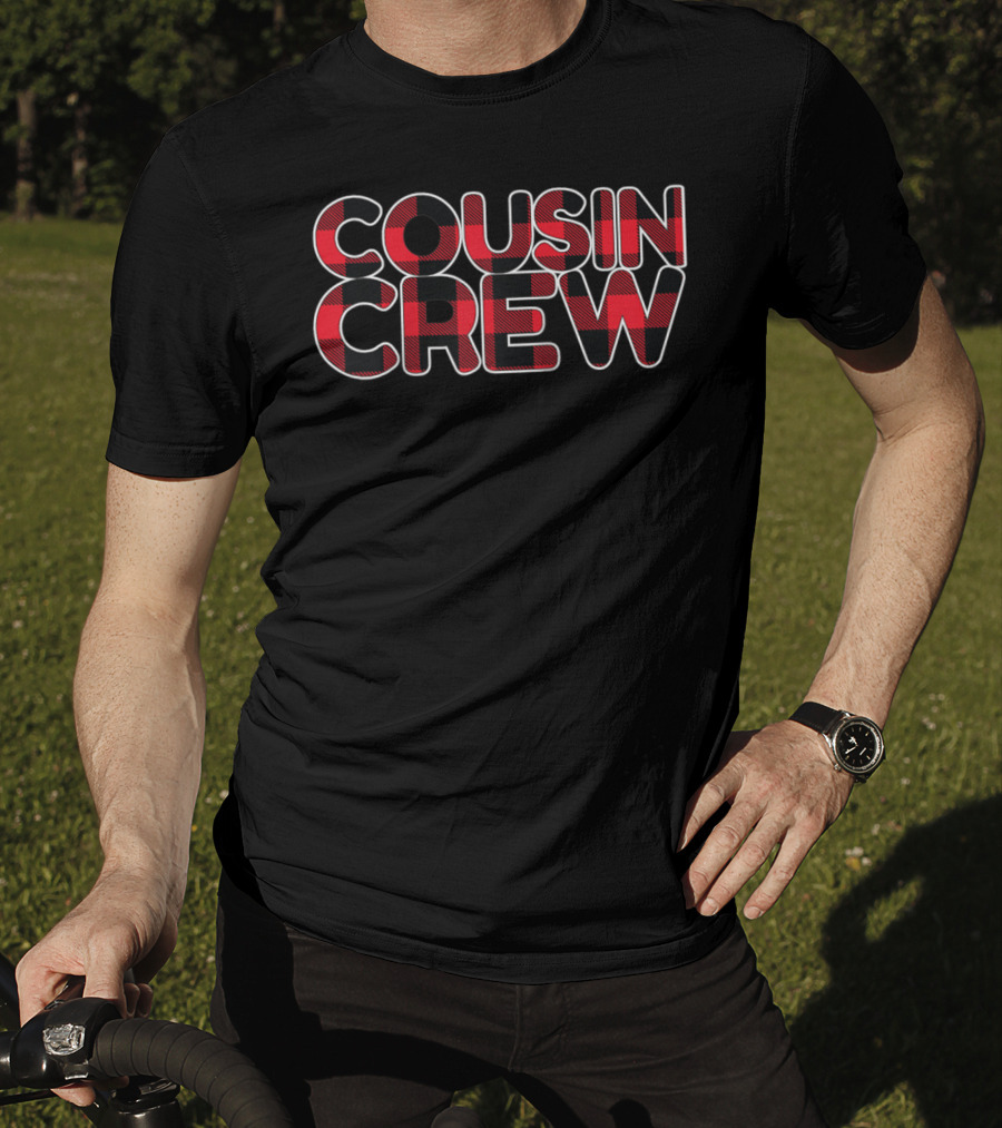 Cousin Crew Red Buffalo Plaid T-Shirt