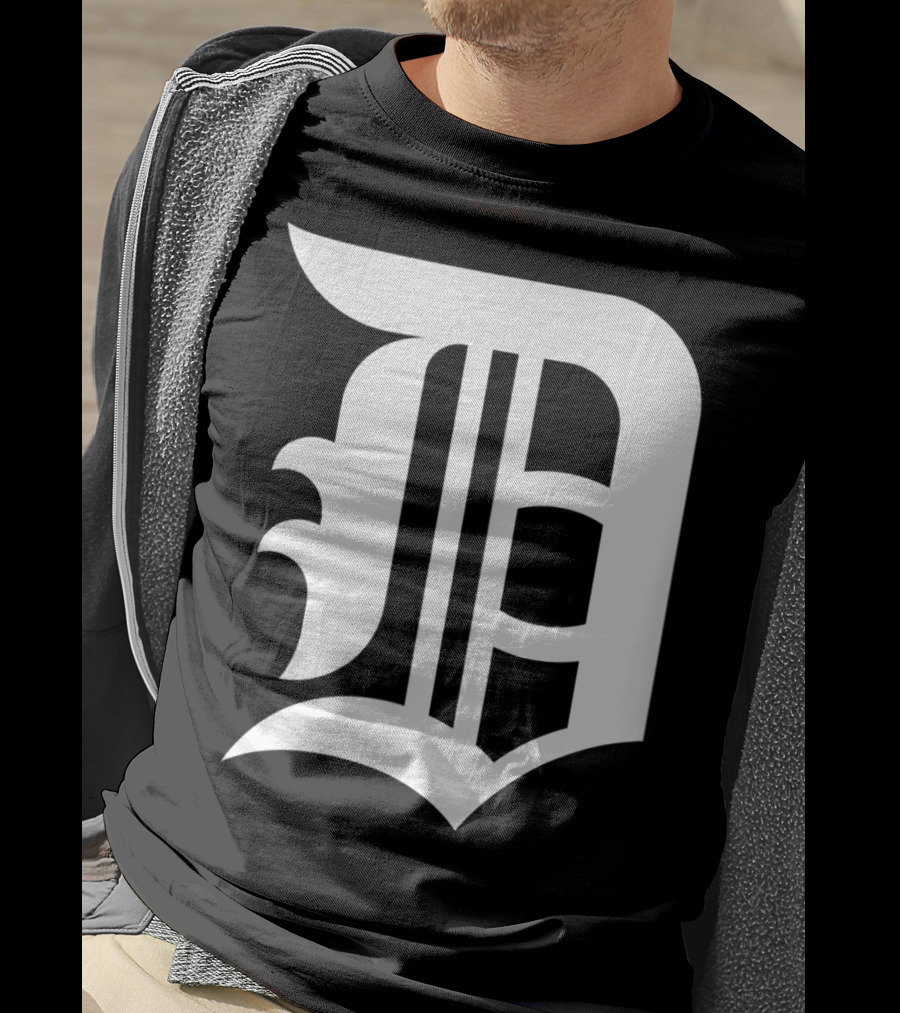 Detroit Baseball D Vintage Michigan Bengal T-Shirt