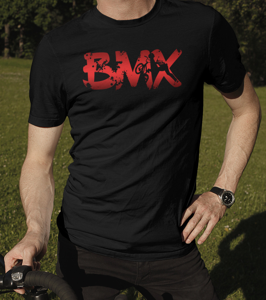 BMX Distressed Kids Bike Riders T-Shirt