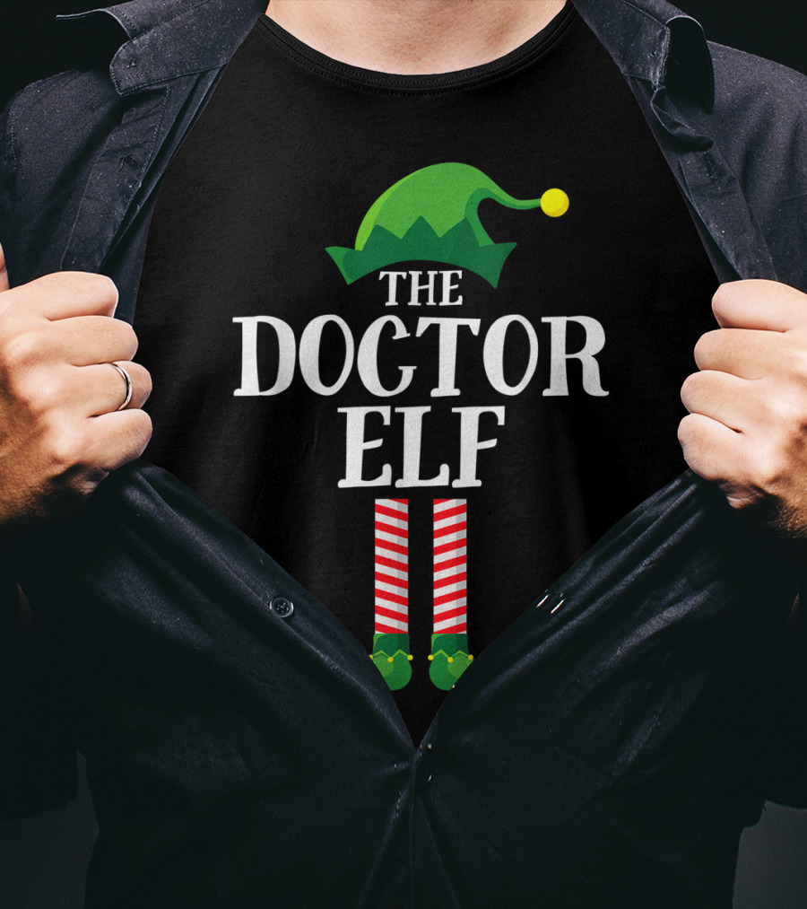 The Doctor Elf Christmas Family Group Matching T-Shirt