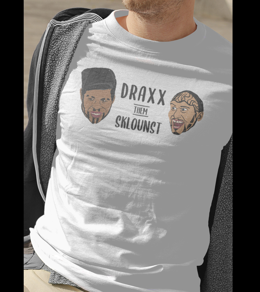 Draxx Them Sklounst Illustrated Faces T-Shirt