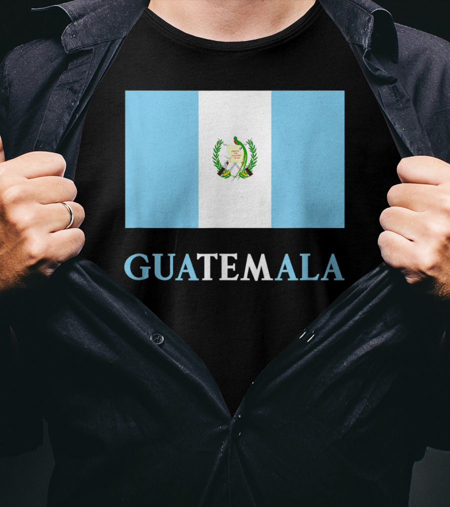 Guatemala Flag Bandera Guatemalteca Guatemala T-Shirt