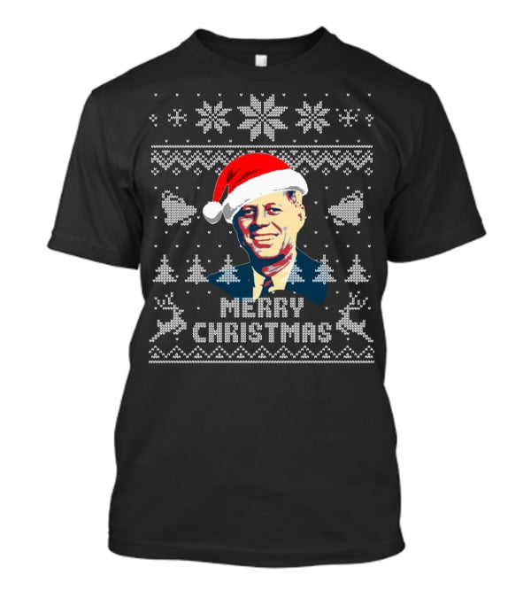 John Kennedy Merry Christmas Santa T-Shirt