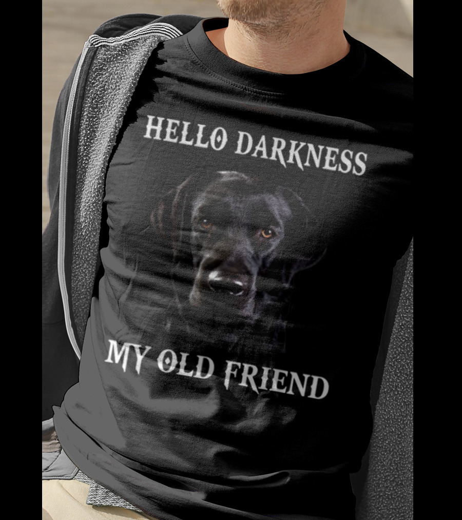 Hello Darkness My Old Friend Labrador T-Shirt