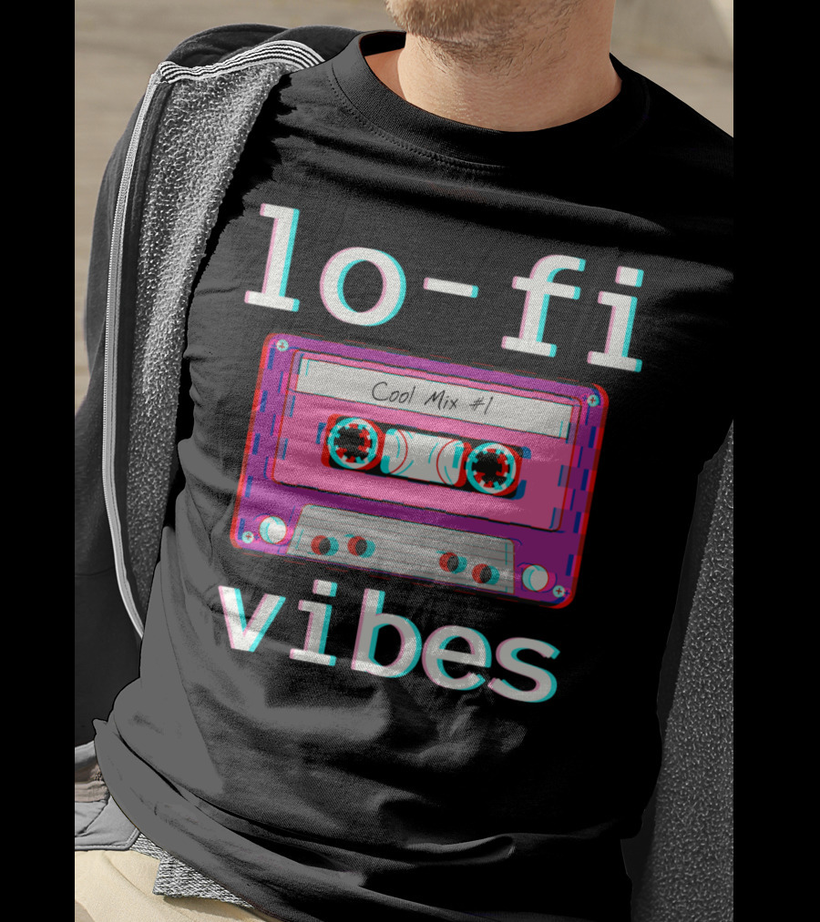 Lo-Fi Vibes Cool Mix #1 Tape Aesthetic T-Shirt