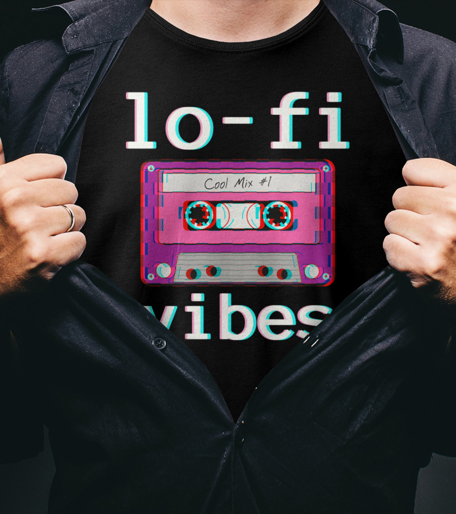 Lo-Fi Vibes Cool Mix #1 Tape Aesthetic T-Shirt