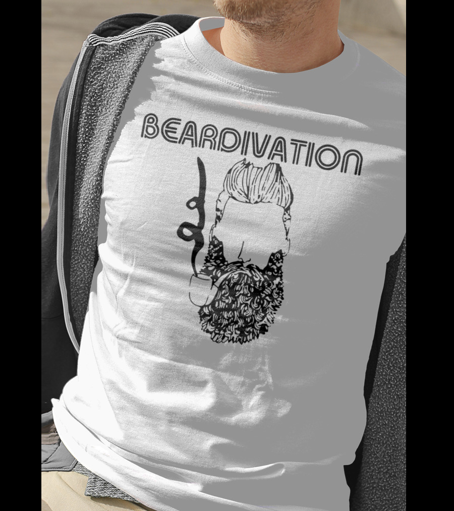 Beardivation Bearded Guy Smoking A Pipe T-Shirt