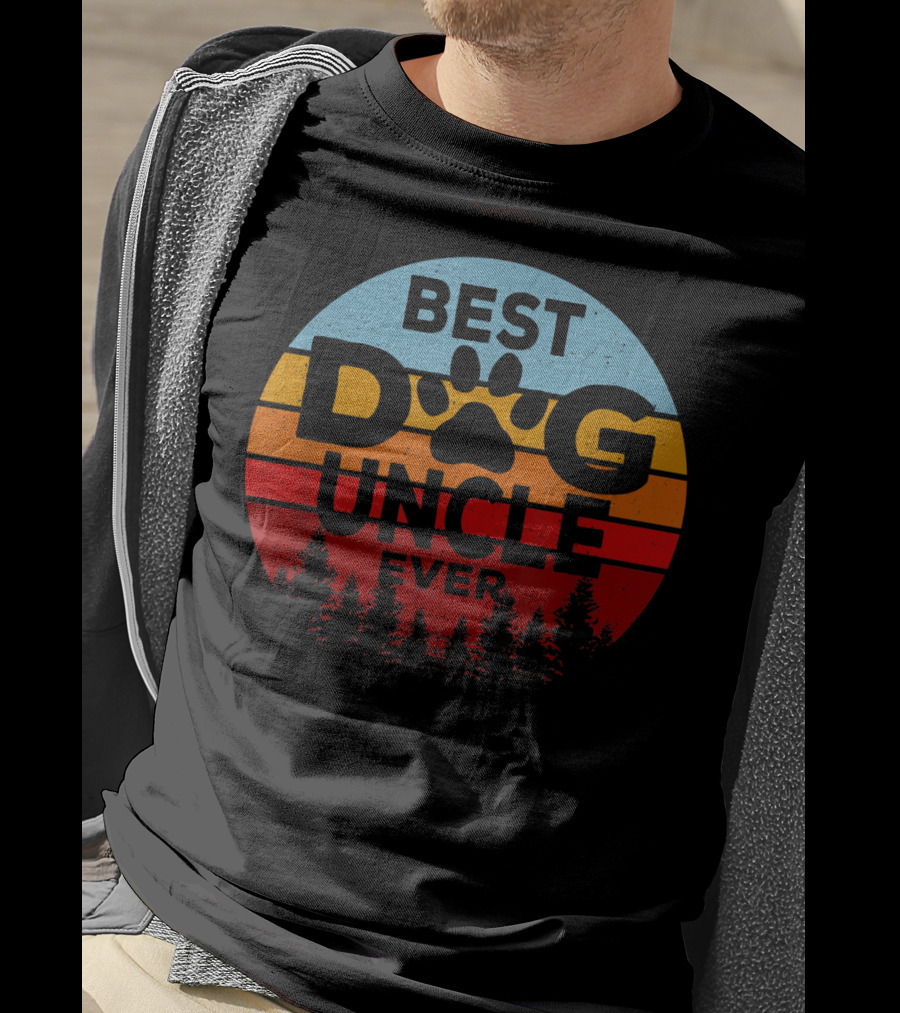 Best Dog Uncle Ever Vintage T-Shirt