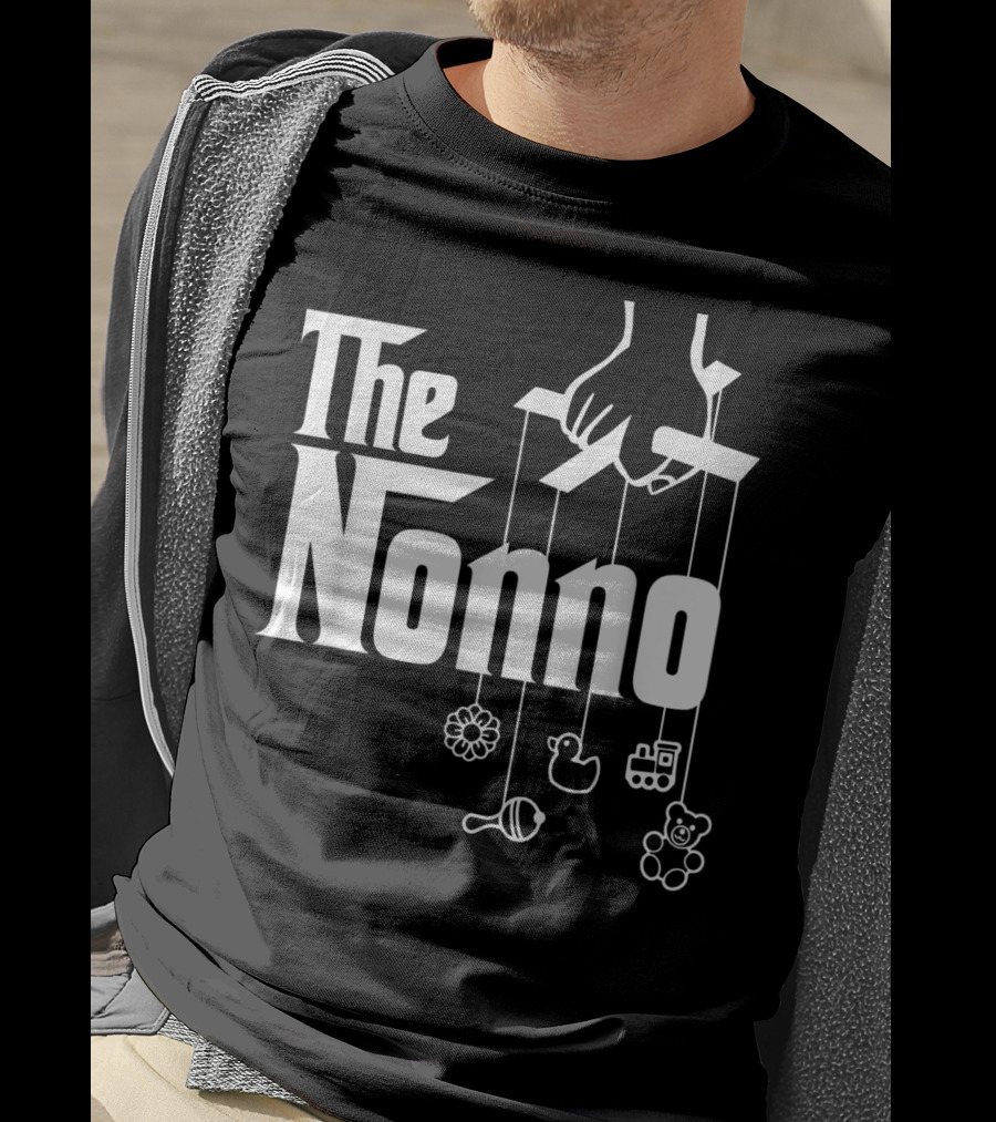 The Nonno Italian Grandpa Puppet Toys Baby Shower T-Shirt