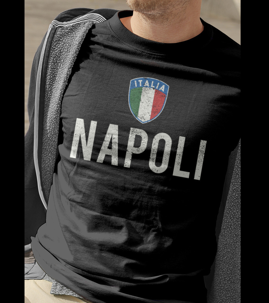 Napoli Italia Italian Flag Emblem Love Naples T-Shirt