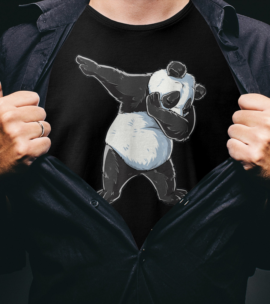 Panda Costume Dabbing Panda Dabbing Dance Pose T-Shirt