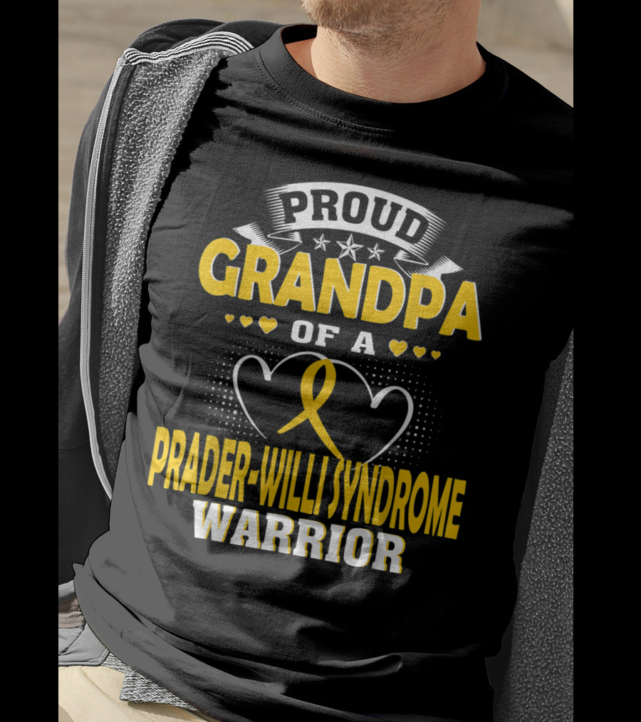 Proud Grandpa Of A Prader-Willi Syndrome Warrior T-Shirt