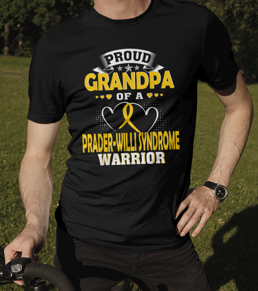Proud Grandpa Of A Prader-Willi Syndrome Warrior T-Shirt