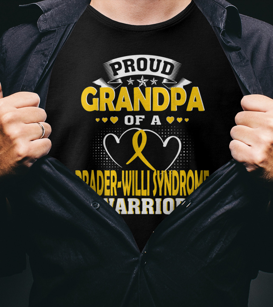 Proud Grandpa Of A Prader-Willi Syndrome Warrior T-Shirt