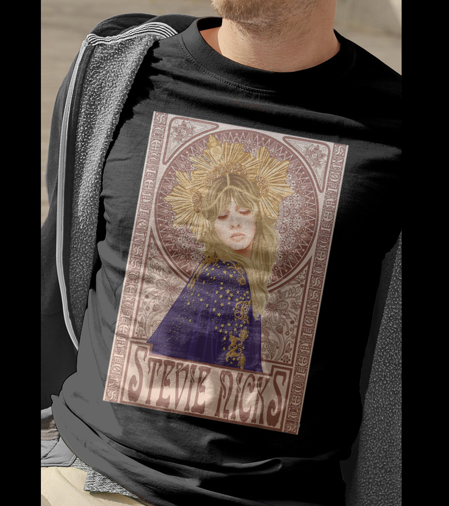 Stevie Nicks Retro Art Nouveau T-Shirt