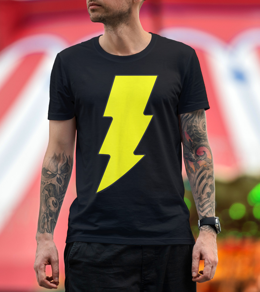 Shazam Lightning Bolt T-Shirt
