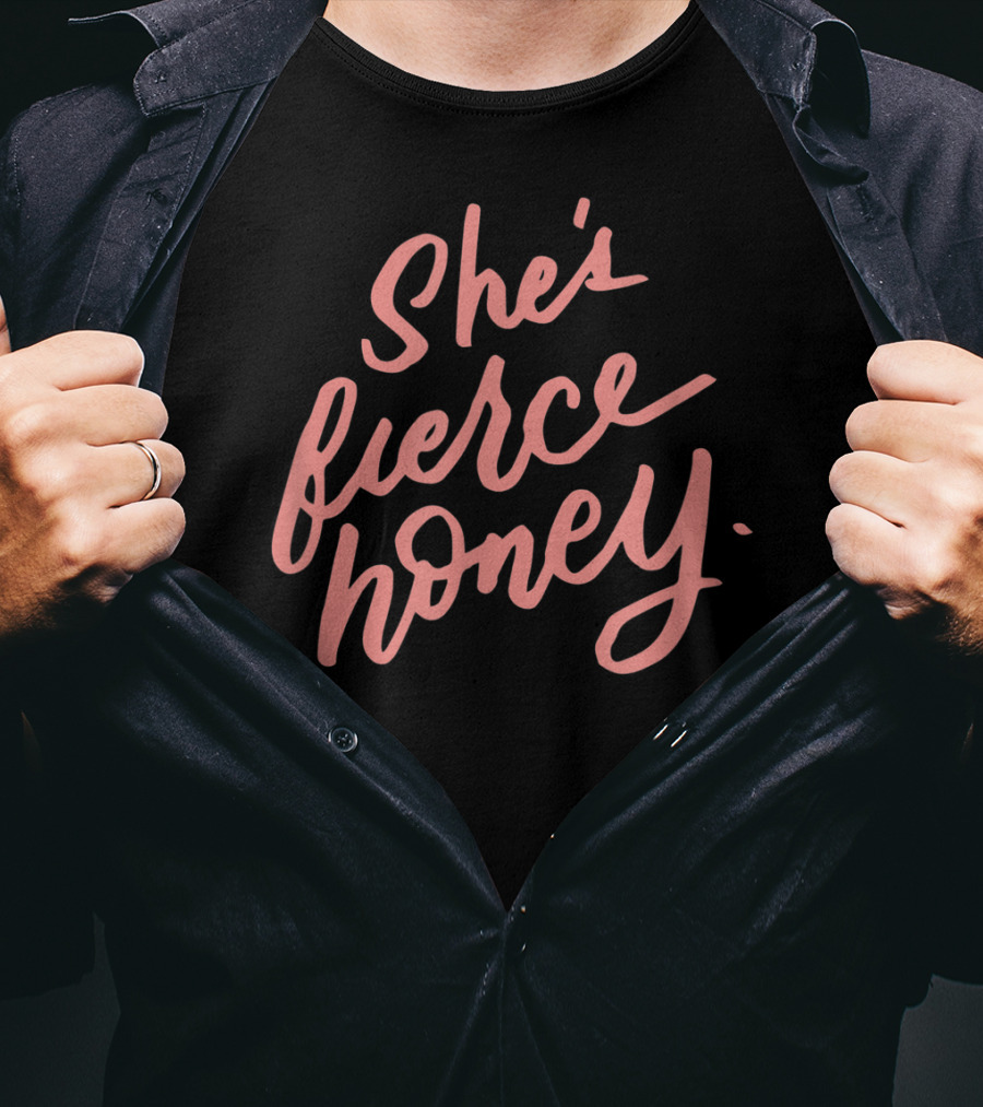 She's Fierce Honey Gay Pride Feminism T-Shirt