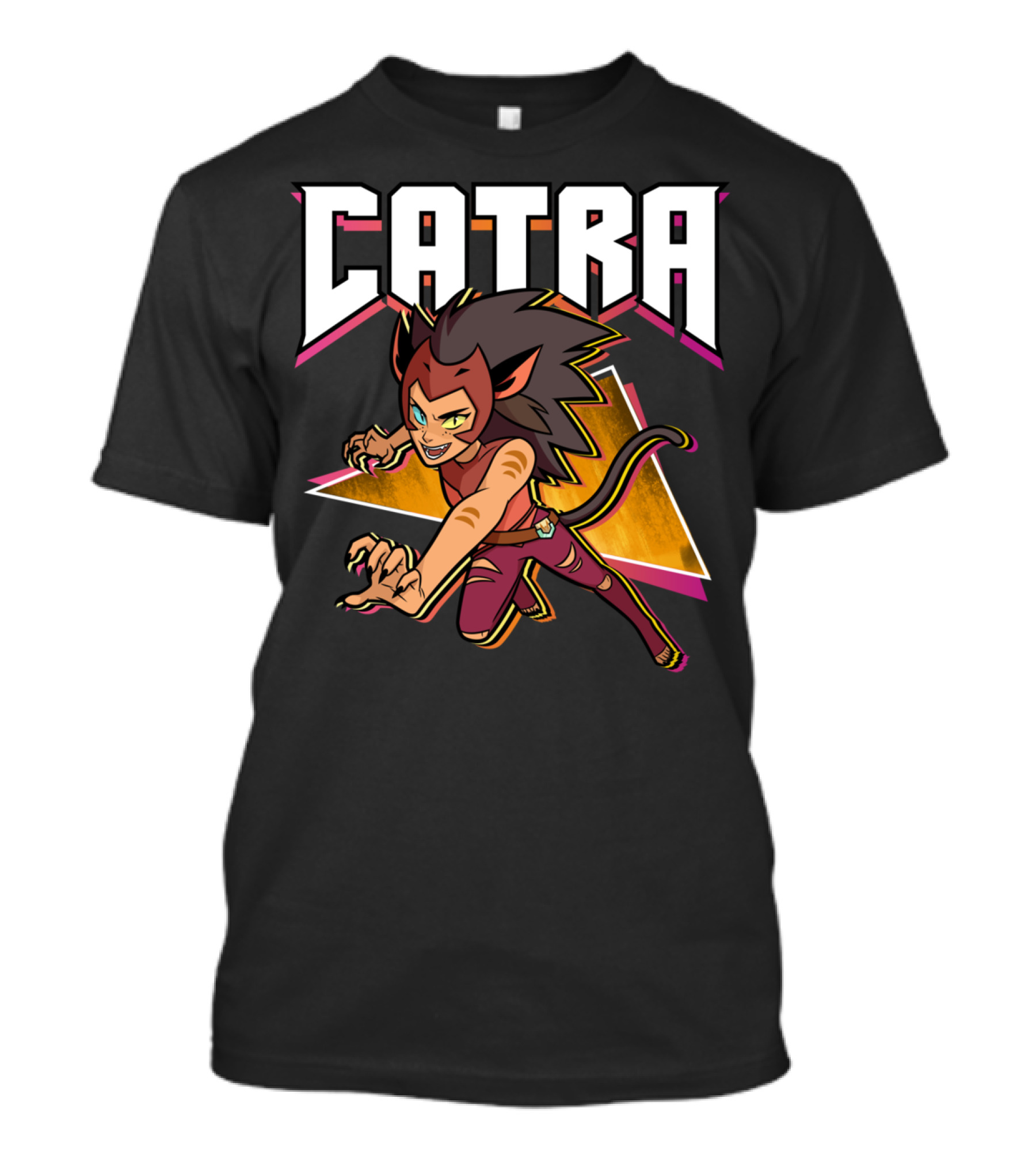 Catra Character Art From She-Ra And The Princesses Of Power Series T-Shirt