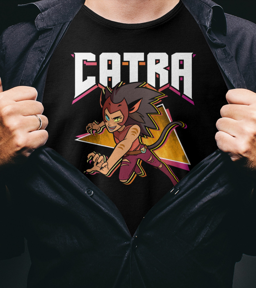 Catra Character Art From She-Ra And The Princesses Of Power Series T-Shirt