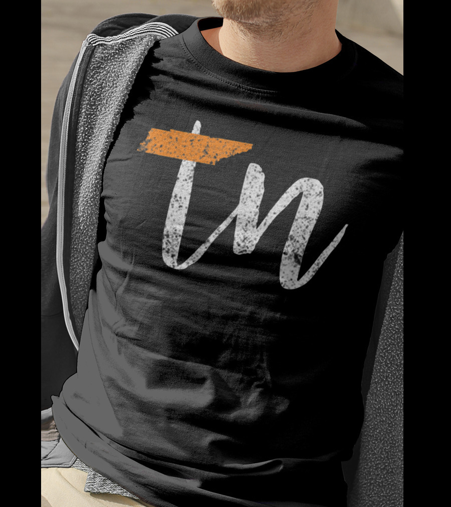 Tennessee State Flag Orange White TN Home T-Shirt