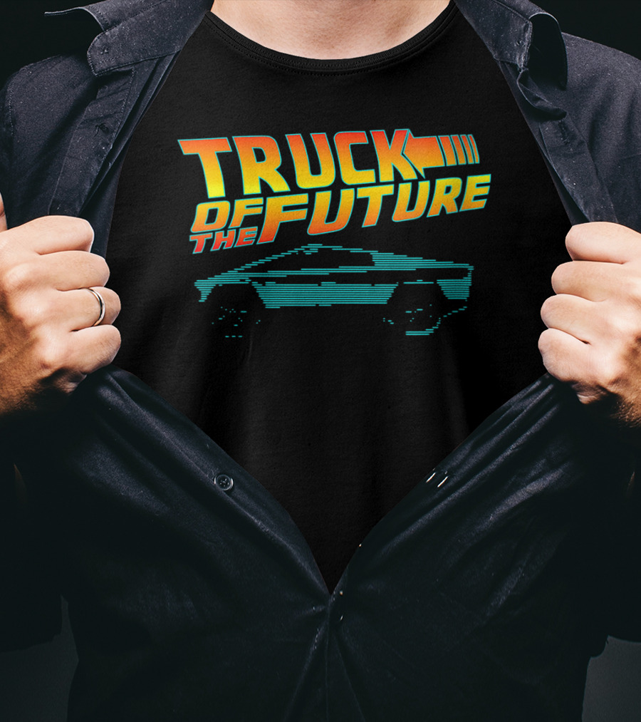 Truck Of The Future Retro Cyber Tech 80s T-Shirt