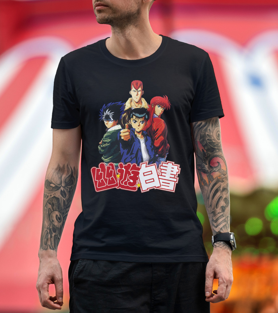 Yuyu Hakusho Anime Team Characters T-Shirt