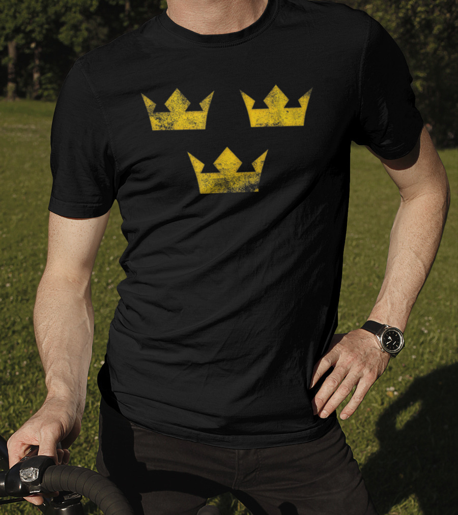 Sweden Sverige Hockey Tre Kronor Three Crowns T-Shirt