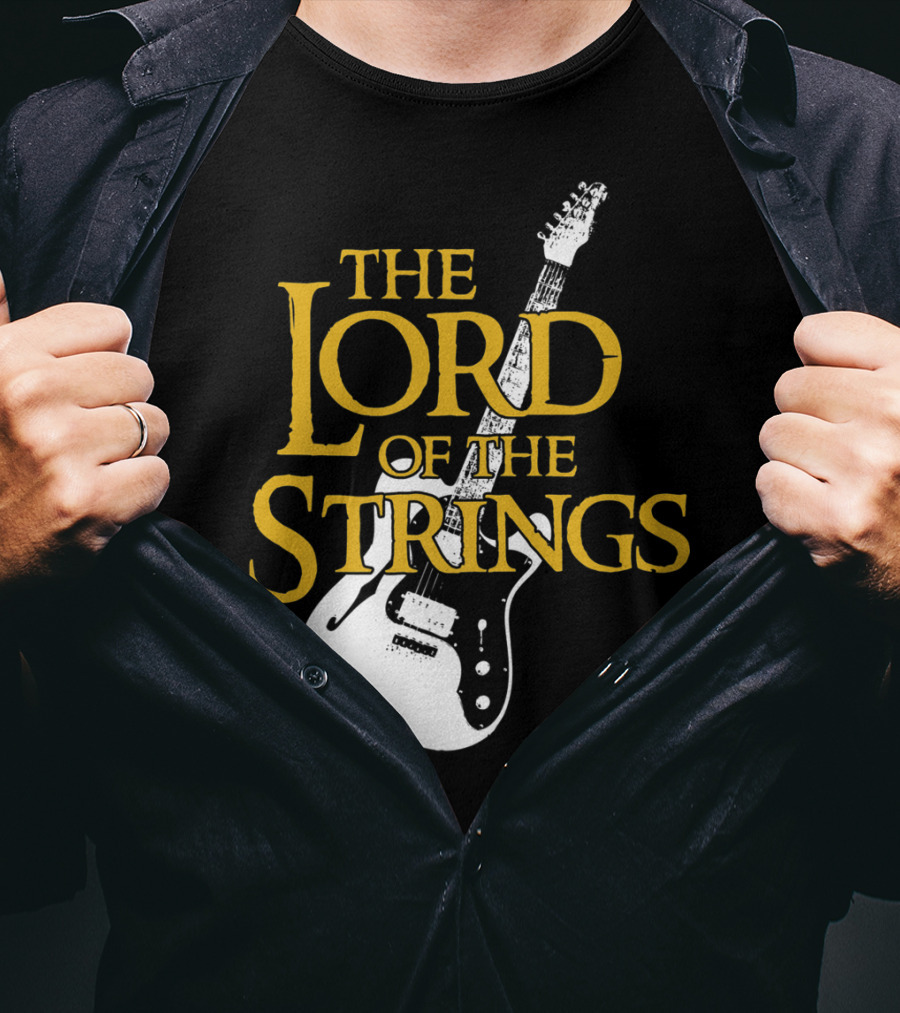The Lord Of The Strings Electric Guitar T-Shirt