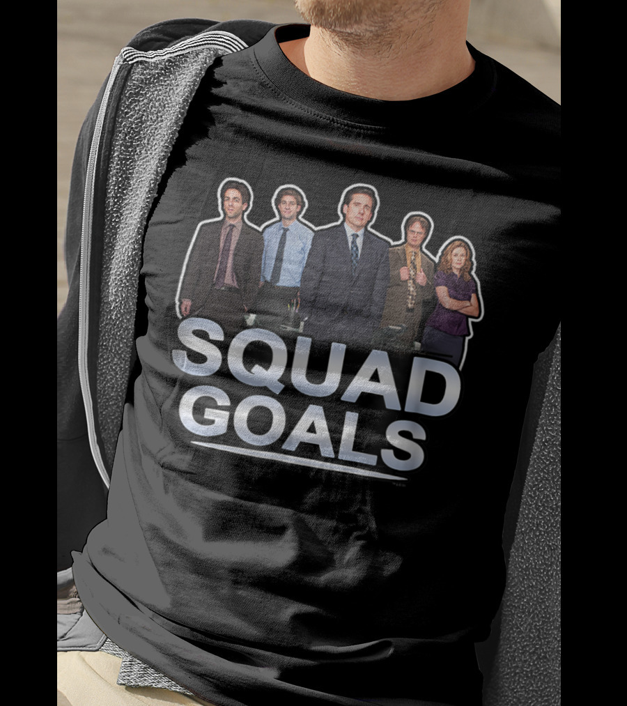 SQUAD GOALS The Office Cast Standing Together T-Shirt